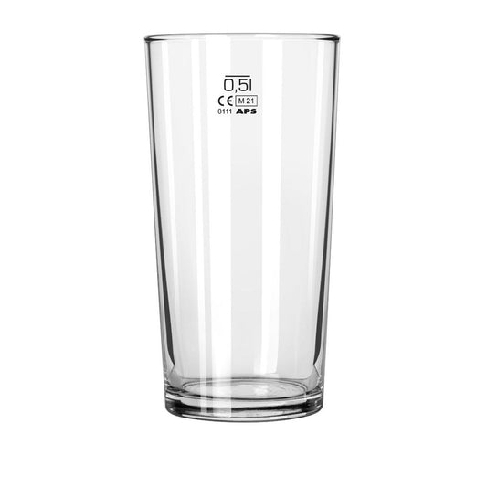 Heavy base long drink glass